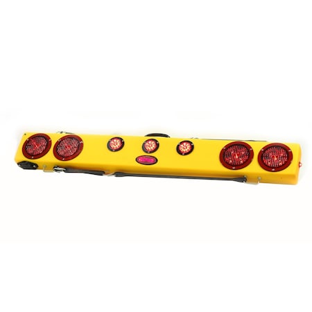 Towmate LITHIUM POWERED 48in HEAVY-DUTY WIRELESS, RECHARGEABLE, LED LIGHT BAR W/7-PIN ROUND TM48XR-7